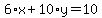 6%2Ax%2B10%2Ay=10