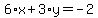 6%2Ax%2B3%2Ay=-2