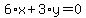6%2Ax%2B3%2Ay=0