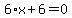 6%2Ax%2B6=0