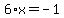 6%2Ax=+-1