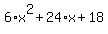 6%2Ax%5E2%2B24%2Ax%2B18