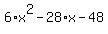 6%2Ax%5E2-28%2Ax-48