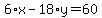 6%2Ax-18%2Ay=60