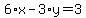 6%2Ax-3%2Ay=3