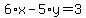 6%2Ax-5%2Ay=3