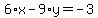 6%2Ax-9%2Ay=-3