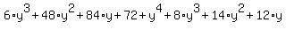 6%2Ay%5E3%2B48%2Ay%5E2%2B84%2Ay%2B72%2By%5E4%2B8%2Ay%5E3%2B14%2Ay%5E2%2B12%2Ay