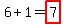 6%2B1=highlight%287%29