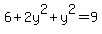 6%2B2y%5E2%2By%5E2=9