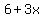 6%2B3x