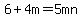 6%2B4m=5mn