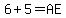 6%2B5=AE