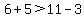 6%2B5%3E11-3
