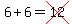 6%2B6=cross%2812%29