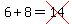 6%2B8=cross%2814%29