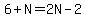 6%2BN=2N-2