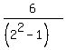 \"6%2F%28%282%5E2-1%29%29\"