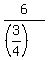 6%2F%28%283%2F4%29%29