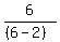 6%2F%28%286-2%29%29
