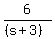 6%2F%28%28s%2B3%29%29