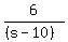 6%2F%28%28s-10%29%29