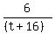 6%2F%28%28t%2B16%29%29
