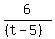6%2F%28%28t-5%29%29
