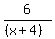6%2F%28%28x%2B4%29%29