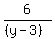 6%2F%28%28y-3%29%29