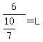 6%2F%2810%2F7%29+=+L