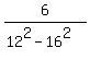 6%2F%2812%5E2-16%5E2%29