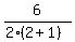 6%2F%282%282%2B1%29%29