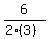 6%2F%282%2A%283%29%29