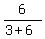 6%2F%283%2B6%29