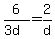 6%2F%283d%29=2%2Fd