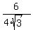 6%2F%284%2Asqrt%283%29%29