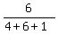 6%2F%284%2B6%2B1%29