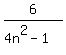 6%2F%284n%5E2-1%29