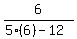6%2F%285%286%29-12%29