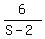6%2F%28S+-+2%29
