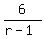 6%2F%28r-1%29