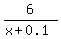 6%2F%28x%2B0.1%29