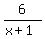 6%2F%28x%2B1%29