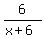 6%2F%28x%2B6%29