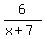 6%2F%28x%2B7%29