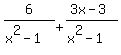 6%2F%28x%5E2-1%29%2B%283x-3%29%2F%28x%5E2-1%29