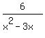 6%2F%28x%5E2-3x%29