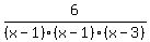 6%2F%28x-1%29%28x-1%29%28x-3%29