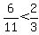 6%2F11%3C2%2F3